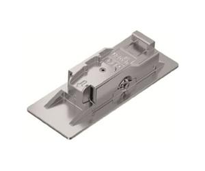 Hettich Hettich Plaque de montage meuble Entretoise 10 mm 9133536, nickelée Quantité:1
