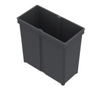 Hettich Hettich Système poubelle seau 11l, AvanTech You Pull 9279391 plastique anthracite Quantité:1