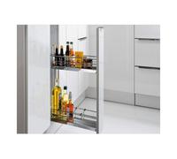 Hettich Hettich Tiroir frontal d'armoire Classic 9207578, 90° droite, argent, LP150mm Quantité:1