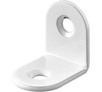 HETTICH Lot de 10 équerres de chaise acier blanc HETTICH, L.20 mm x l.15 mm x H.2 cm Blanc G