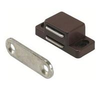 HETTICH Lot de 4 loqueteaux magnétique acier HETTICH, L.35 x l.15 mm G