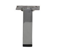 Hettich Lot de 4 Pieds de Meuble en Chromé - 25 x 25 x 100 mm