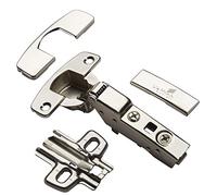 HETTICH Paumelle SENSYS 8645i TH52 Butée centrale 110° avec amortisseur intégré, caches et plaque de montage (distance 0 mm) de SOTECH