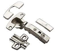 HETTICH Paumelle SENSYS 8645i TH52 Butée d'angle 110° avec amortisseur intégré, caches et plaque de montage (distance 0 mm) Charnière à boîtier de SOTECH