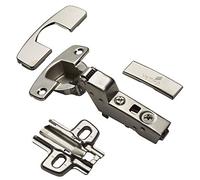 HETTICH Paumelle SENSYS 8645i TH52 Butée intérieure 110° avec amortisseur intégré, caches et plaque de montage (distance 0 mm) de SOTECH