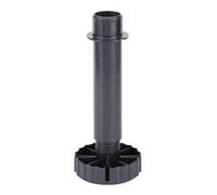 Hettich Pied de réglage du socle 061851 en plastique noir 100 mm gamme 89-125 mm Hettich Quantité:1