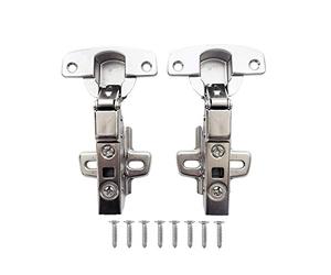Hettich Sensys 8645i TH52 110 Degré Semi-applique Charniere Standard avec Amortisseur Charnière Mécanisme de Fermeture Automatique pour Armoires de Porte Cuisine Amortissement Lot de 2