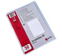 ACCO REXEL Pochette coin standard A5 PP grainée 0,11 mm transparente