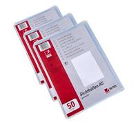 Hetzel 21575090 Pack de 50 Chemises Coin Grainée A5 Transparent (Lot de 3)