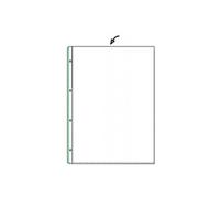 hetzel hetzel pochette perforée standard, a4, en pvc, grainée noir
