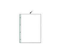 ACCO REXEL Pochettes Hetzel 22443490 grainées A3 paysage transparent Pack de 100