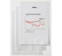 HETZEL Pochette transparente Top Quality, A4, PVC, transparent, film rigide de 0,135 mm, ouverture en haut et sur le côté, avec encoche pour le pouce (21780090)