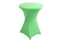 HEUchuan Housse de Table à bière élastique Nappe Ronde Extensible Cocktail Spandex Nappe Bar hôtel fête de Mariage Couverture Blanche 60/80 cm(Color 10,60x110cm)