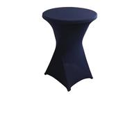 HEUchuan Housse de Table à bière élastique Nappe Ronde Extensible Cocktail Spandex Nappe Bar hôtel fête de Mariage Couverture Blanche 60/80 cm(Color 2,60x110cm)