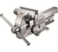 HEUER Schraubstock 140 mm (verzinkt, 47,5 x 14 x 19,2 cm, 16 kg, Stahl) 101143