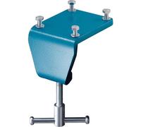HEUER Pince de table 119/120 – mors 120 mm, ouverture 60 mm, fixation sans perçage – Bleu 6 cm