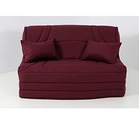 Hévéa Sélection Housse BZ 140x190 matelassée Aubergine