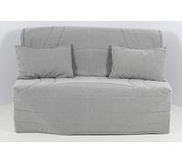 Hévéa Sélection Housse BZ 140x190 matelassée Gris Clair CHINÉ