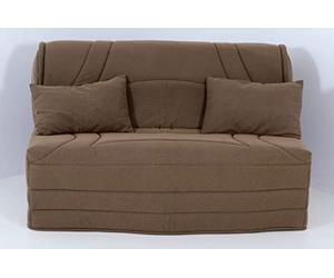 Hévéa Sélection Housse BZ 140x190 matelassée Marron Taupe