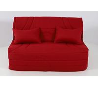 Hévéa Sélection Housse BZ 140x190 matelassée Rouge