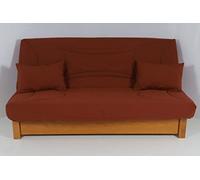 Hévéa Sélection Housse CLIC CLAC 130x190 matelassée Terracotta
