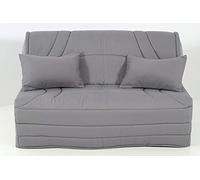 Hévéa Sélection Housse pour BZ 140x190 matelassée Gris Acier