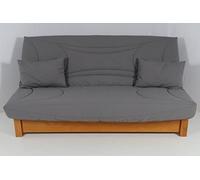 Hévéa Sélection Housse pour CLIC CLAC 140x190 matelassée Gris Acier
