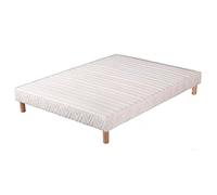 Hévéa Sélection SOMMIER TAPISSIER 26 Lattes 140x190 + 4 Pieds