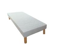 Hévéa Sélection SOMMIER TAPISSIER 26 Lattes 80x200 + 4 Pieds