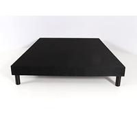 Hévéa Sélection Sommier tapissier VOLIGE DÉCO 160x200 Noir + 4 Pieds