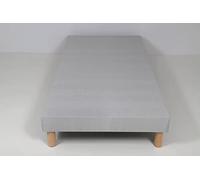 Hévéa Sélection Sommier tapissier VOLIGE DÉCO 80 x 200 Gris + 4 Pieds