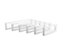 HEVVA Pieds de Meubles de 10 cm de Haut, 20/25/30/35/40/45/50 cm - Graz - Pieds de Meubles, d'armoire, de Socle pour Armoire, canapé, lit ou Buffet - 40 cm, 1 Pied - Blanc