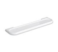 Hewi 477 active + étagère 477.03D10098 plastique blanc signal, antimicrobien, bord complet