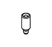 Hewi 477 antivol 1856536 pour porte-papier WC 477.21.150, corail