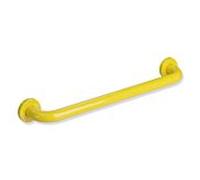 Barre Porte Serviette Mural Hewi Serie 477 barre coudée avec rosaces 457 mm Jaune moutarde
