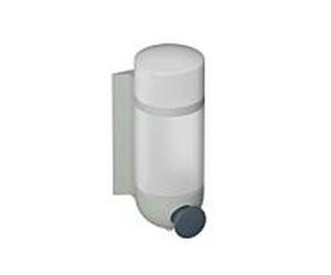 Hewi 477 distributeur de savon 477.06B1000595 gris roche, Réservoirs mat blanc , mat