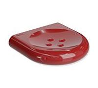 Hewi 477 porte-savon 477.02.20033 120mm, avec boutons, rubinrot