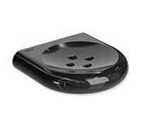 Hewi 477 porte-savon 477.02.20090 120mm, avec boutons, noir profond