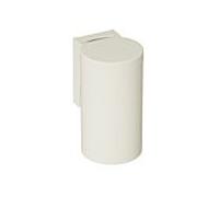 Hewi 477 poubelle 477.05B10099 330x210mm, avec couvercle à charnière, étiquette adhésive, mat, blanc pur
