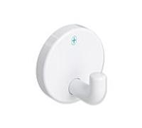 Hewi 801 active + crochet mural 801.90D01098 rosace d = 40mm, antimicrobien, blanc de sécurité