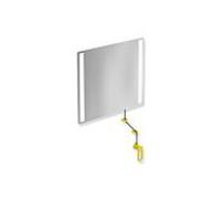 Hewi 801 miroir lumineux inclinable LED 801.01.40018 600x540x6mm, senfgelb