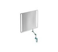 Hewi 801 miroir lumineux inclinable LED 801.01.40055 600x540x6mm, bleu aqua
