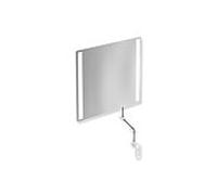 Hewi 801 miroir lumineux inclinable LED 801.01.40098 600x540x6mm, blanc signal