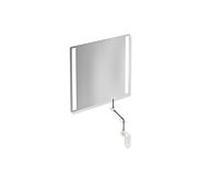 Hewi 801 miroir lumineux inclinable LED 801.01.40099 600x540x6mm, blanc pur