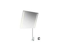 Hewi 801 miroir lumineux inclinable LED 801.01.40198 600x540x6mm, blanc signal
