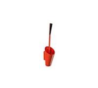 Hewi 801 set de brosses WC 801.20.10036 corail, fixation murale, manche long
