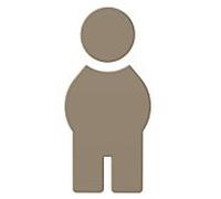 Hewi 801 symbole homme 801.91.01086 sable, autocollant