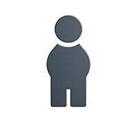 Hewi 801 symbole homme 801.91B01092 71,5x150x3mm, autocollant, mat, gris anthracite