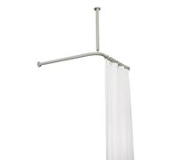 Hewi 801 Tringle de rideau de douche, avec fixation au plafond, set complet, 801.34.1162 95,