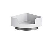 Hewi 802 Étagère d'angle LifeSystem 802.03B22098 longueur des côtés 210 mm, avec support mural, mat, blanc de sécurité